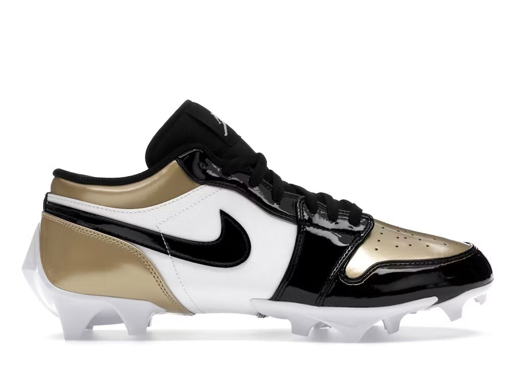 Air Jordan 1 Low TD Cleat Patent Gold Toe product image 1, provided for visual reference and product detail review