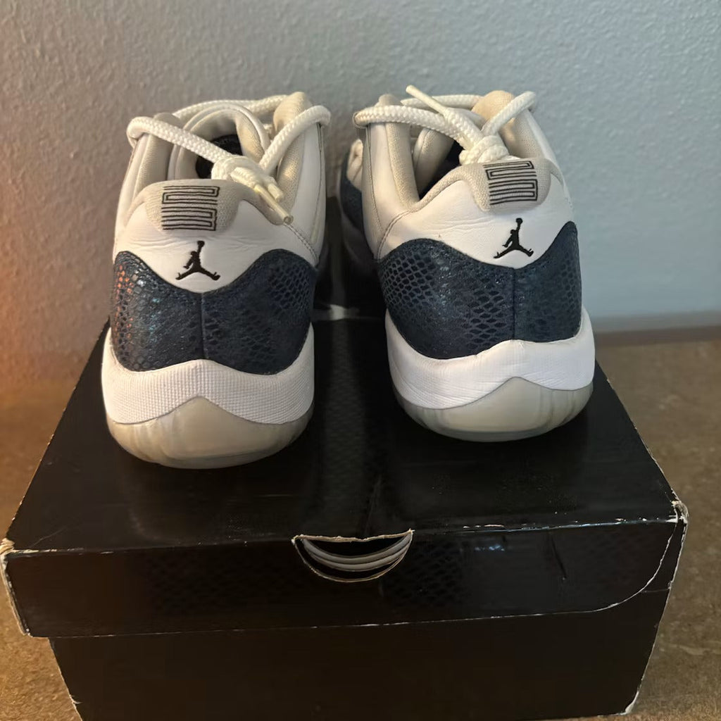 Air Jordan 11 Retro Low Snake Navy (2019) product image 4, provided for visual reference and product detail review