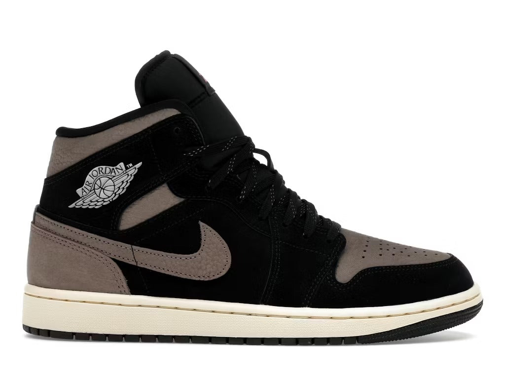 Air Jordan 1 Mid SE Olive Grey product image 1, provided for visual reference and product detail review