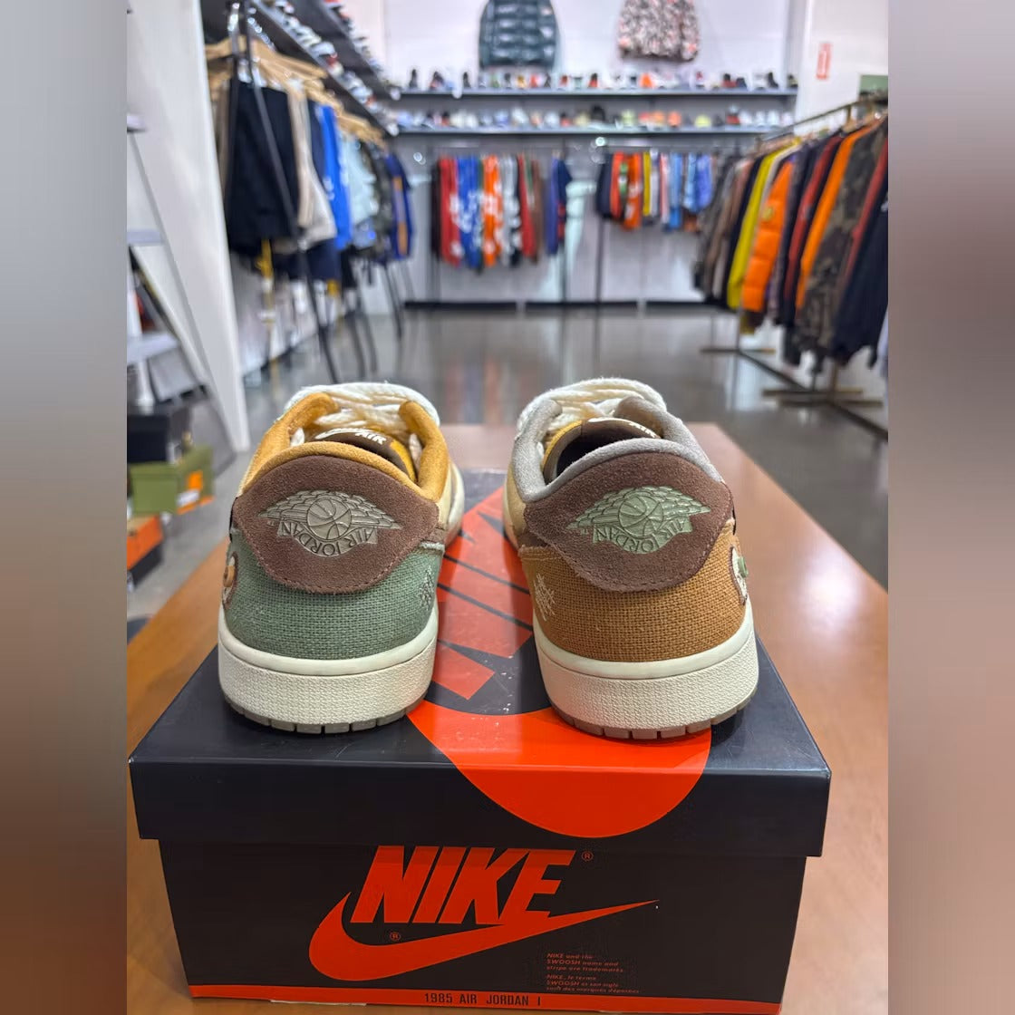 Air Jordan 1 Retro Low OG Zion Williamson Voodoo product image 4, provided for visual reference and product detail review