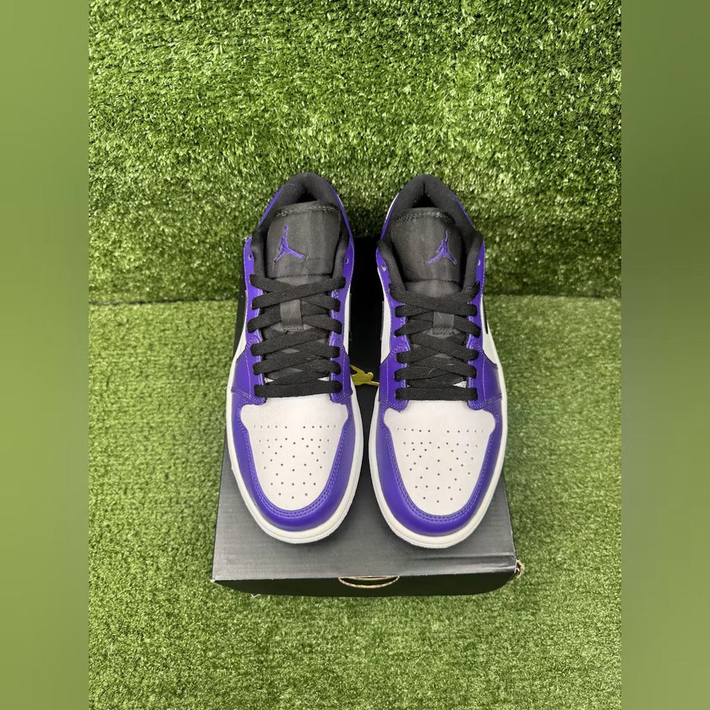 Air Jordan 1 Low Court Purple White product image 3, provided for visual reference and product detail review