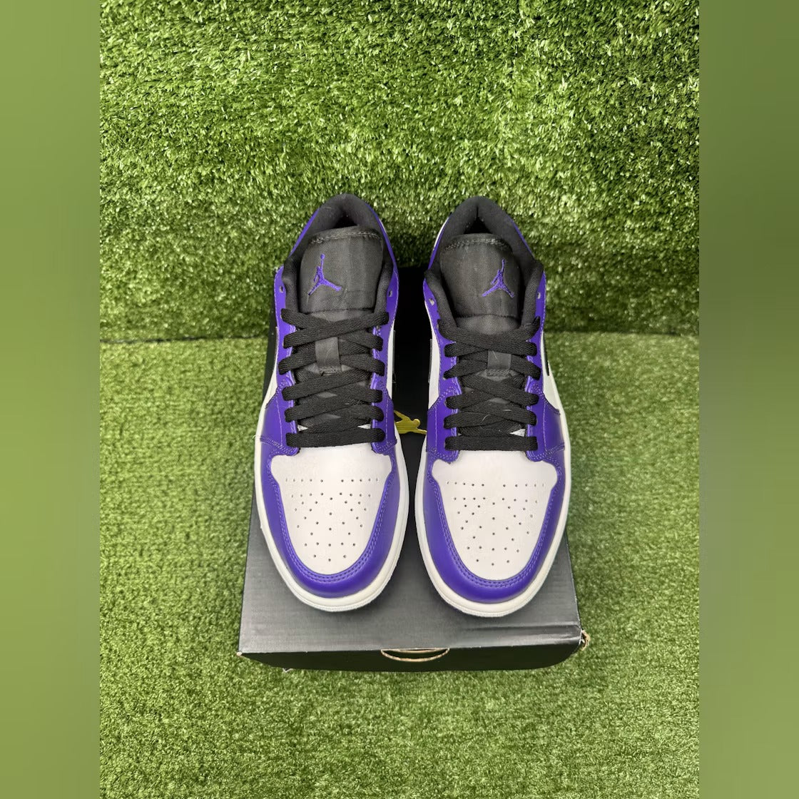 Air Jordan 1 Low Court Purple White product image 3, provided for visual reference and product detail review