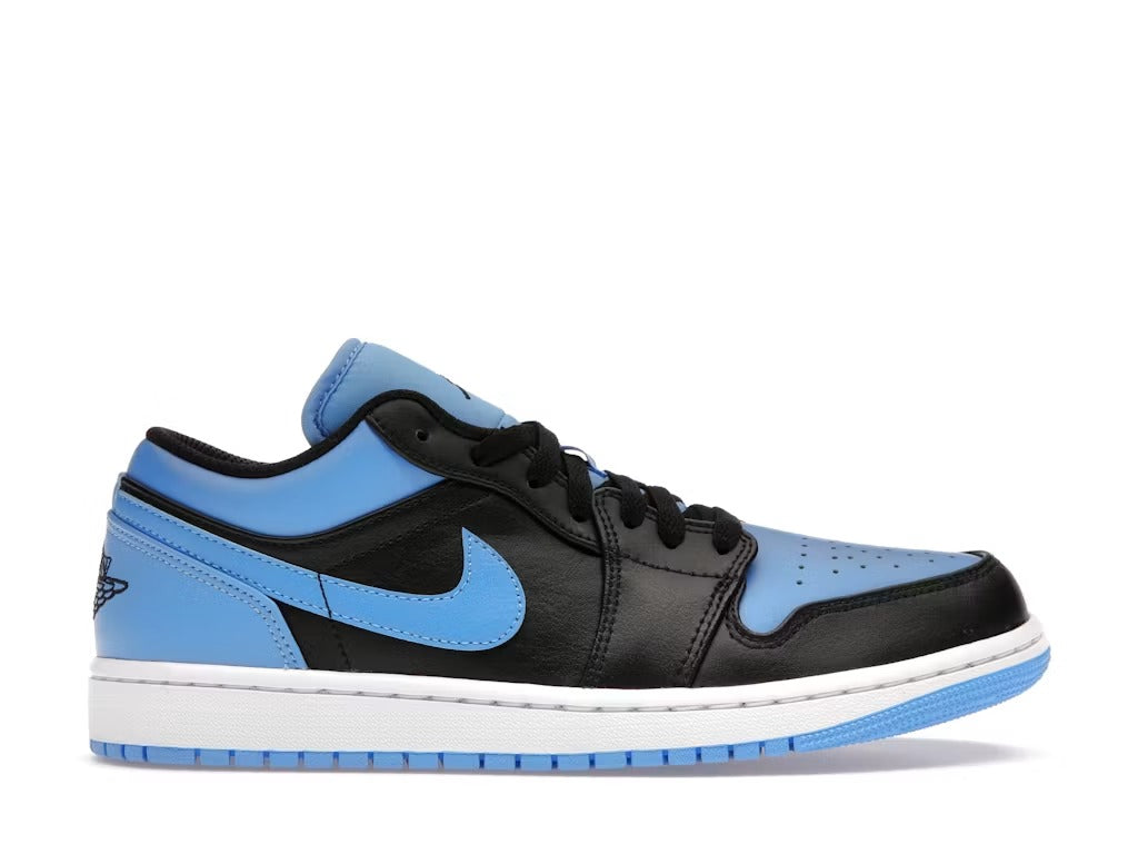 Air Jordan 1 Low Black University Blue product image 1, provided for visual reference and product detail review