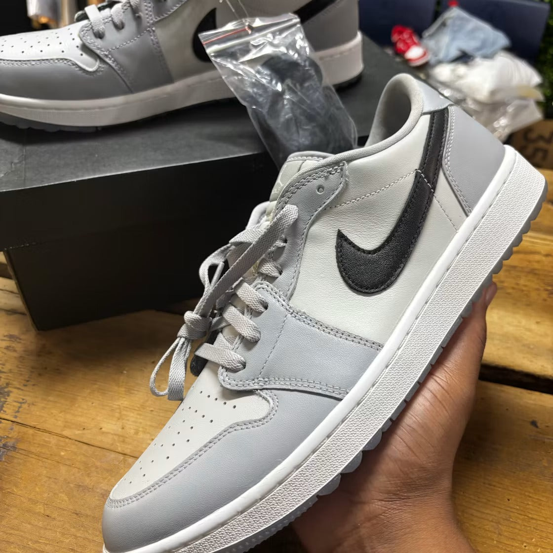 Air Jordan 1 Retro Low Golf Wolf Grey product image 4, provided for visual reference and product detail review