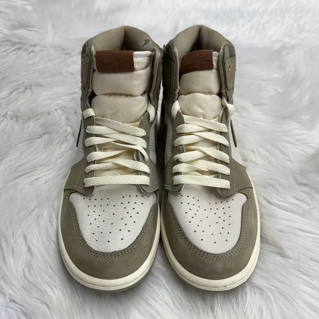 Air Jordan 1 Retro High OG Khaki (Women) product image 2, provided for visual reference and product detail review