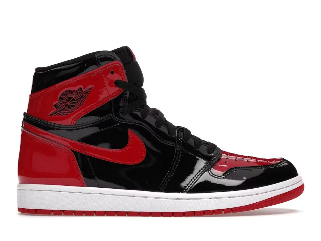 Air Jordan 1 Retro High OG Patent Bred product image 1, provided for visual reference and product detail review