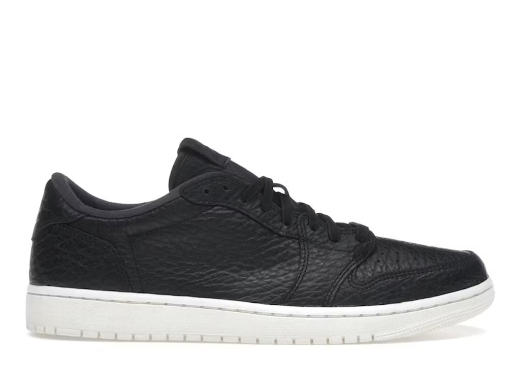 Air Jordan 1 Retro Low Swooshless Black (2025) product image 1, provided for visual reference and product detail review