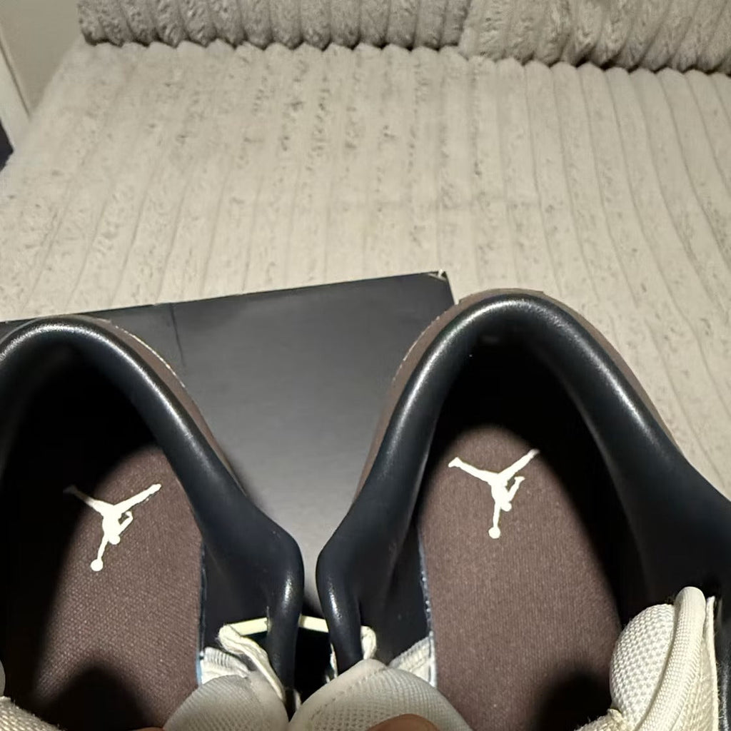 Air Jordan 1 Low Premium Pale Ivory Off Noir Baroque Brown product image 4, provided for visual reference and product detail