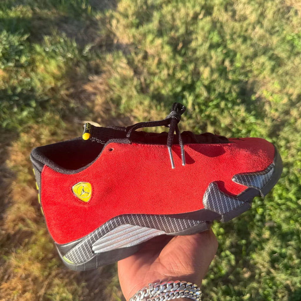 Air Jordan 14 Retro Ferrari (2025) (GS) product image 5, provided for visual reference and product detail review