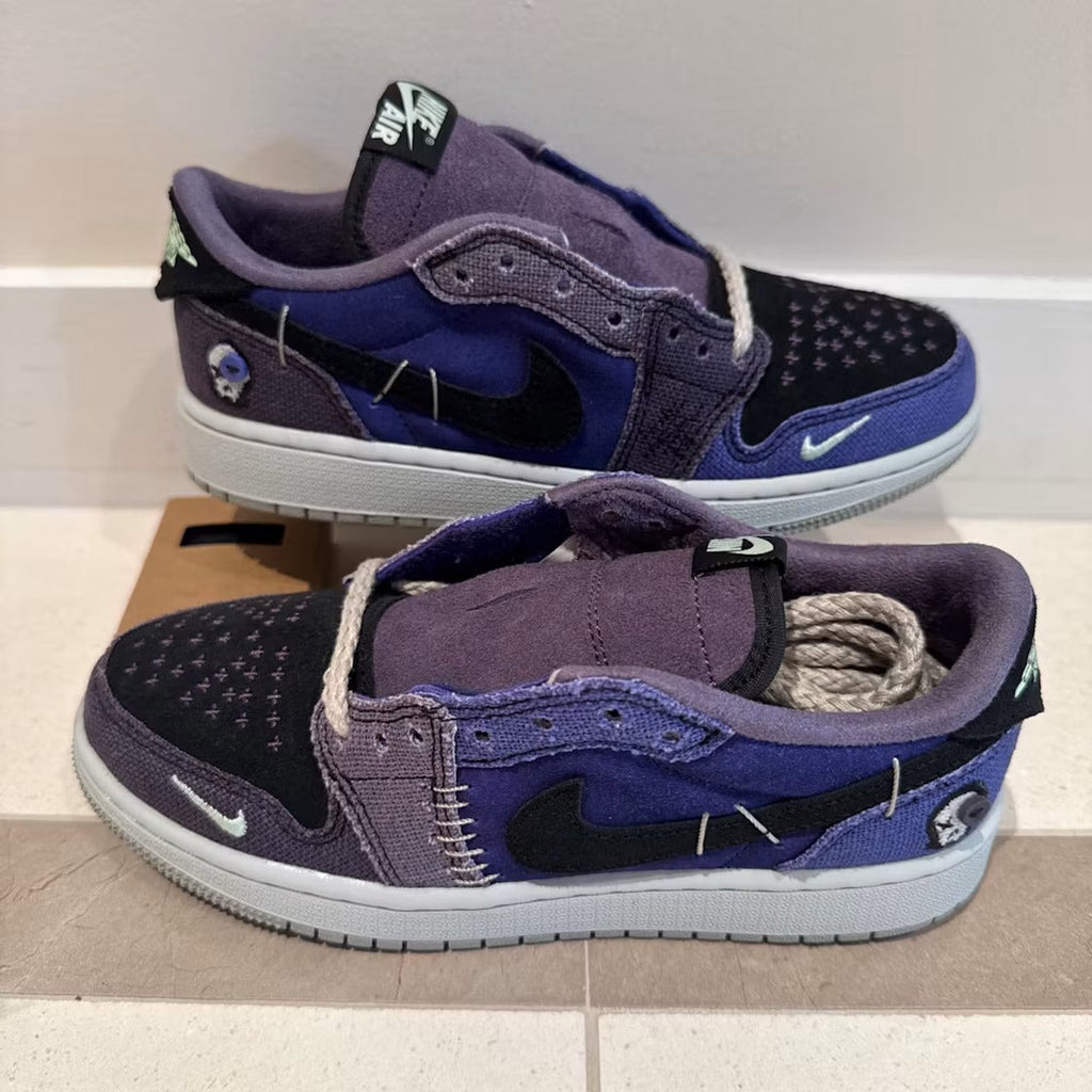 Air Jordan 1 Retro Low OG Zion Williamson Voodoo Alternate (GS) product image 2, provided for visual reference and product