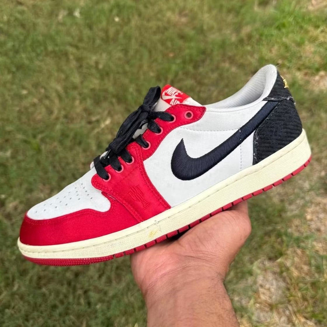 Air Jordan 1 Retro Low OG Trophy Room Rookie Card Away product image 4, provided for visual reference and product detail