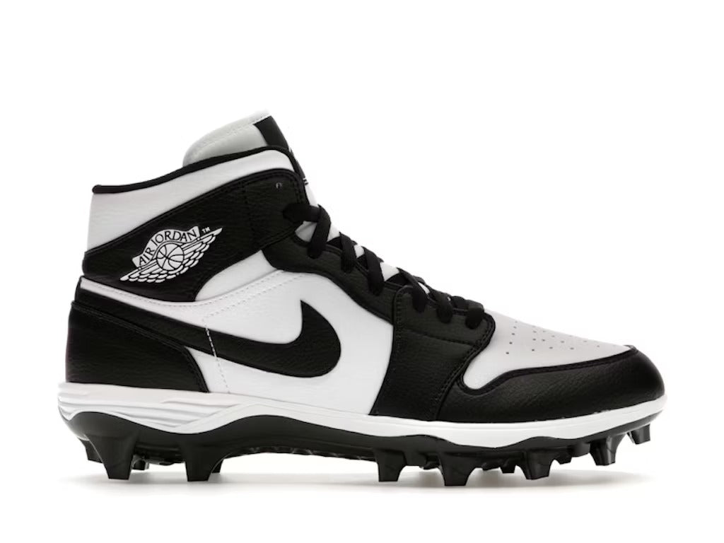 Air Jordan 1 Mid TD Cleat Panda product image 1, provided for visual reference and product detail review