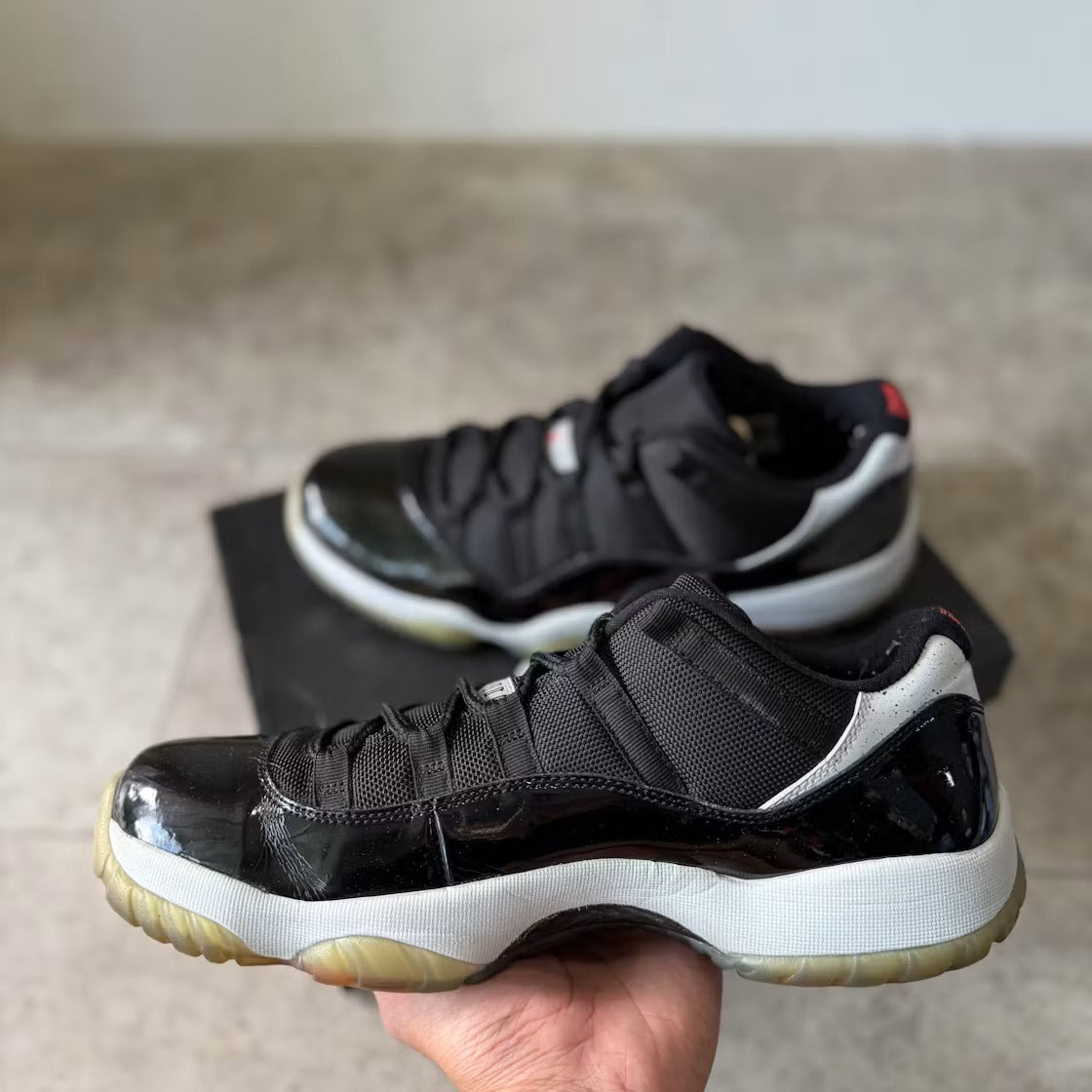 Air Jordan 11 Retro Low Infrared product image 4, provided for visual reference and product detail review