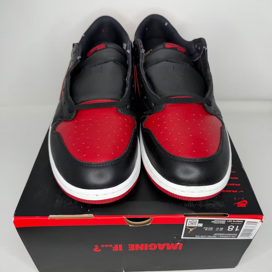 Air Jordan 1 Retro Low OG Banned product image 4, provided for visual reference and product detail review
