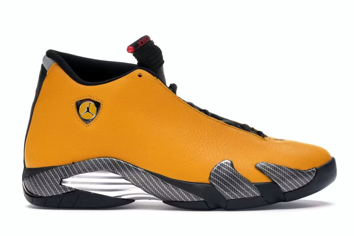 Air Jordan 14 Retro University Gold product image 1, provided for visual reference and product detail review