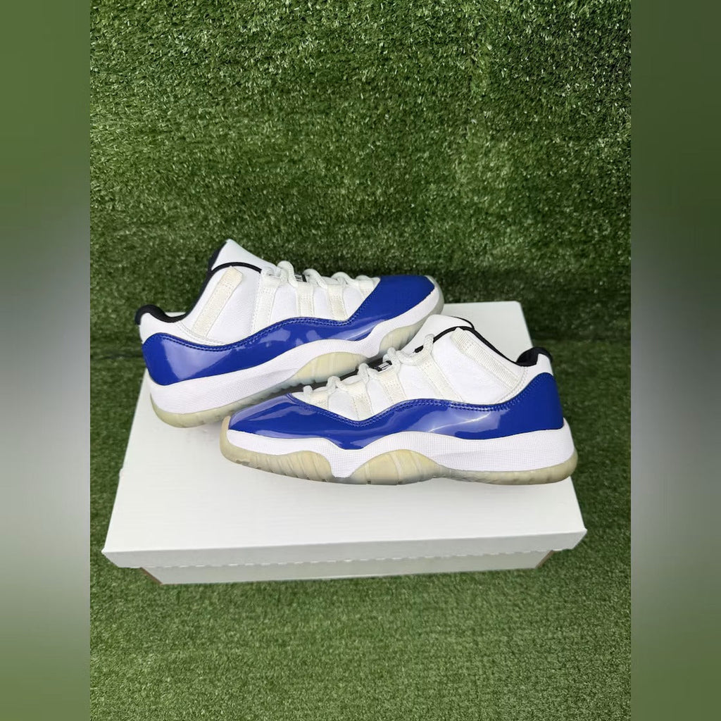 Air Jordan 11 Retro Low White Concord (Women) product image 2, provided for visual reference and product detail review