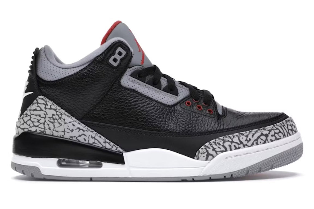 Air Jordan 3 Retro Black Cement (2018) product image 1, provided for visual reference and product detail review