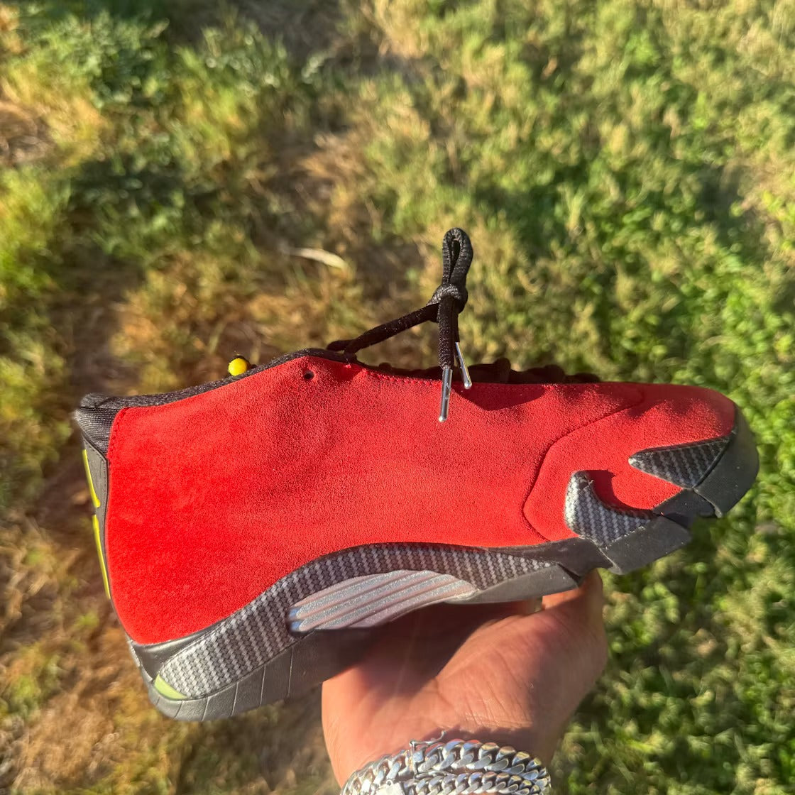 Air Jordan 14 Retro Ferrari (2025) (GS) product image 4, provided for visual reference and product detail review