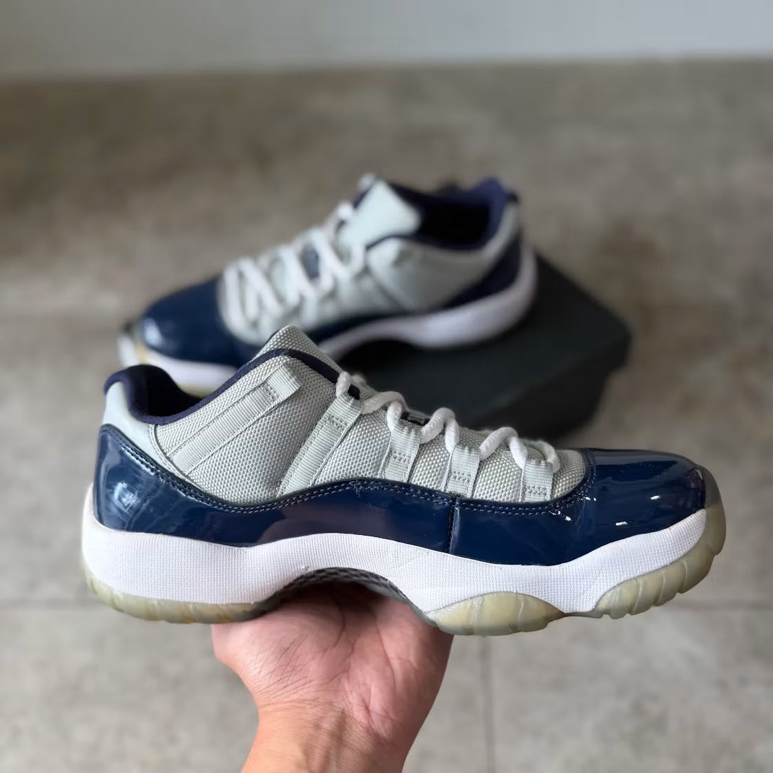 Air Jordan 11 Retro Low Georgetown product image 6, provided for visual reference and product detail review