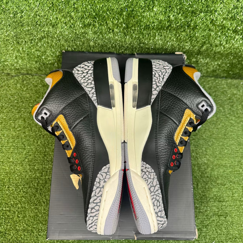 Air Jordan 3 Retro Black Cement Gold (Women) product image 4, provided for visual reference and product detail review