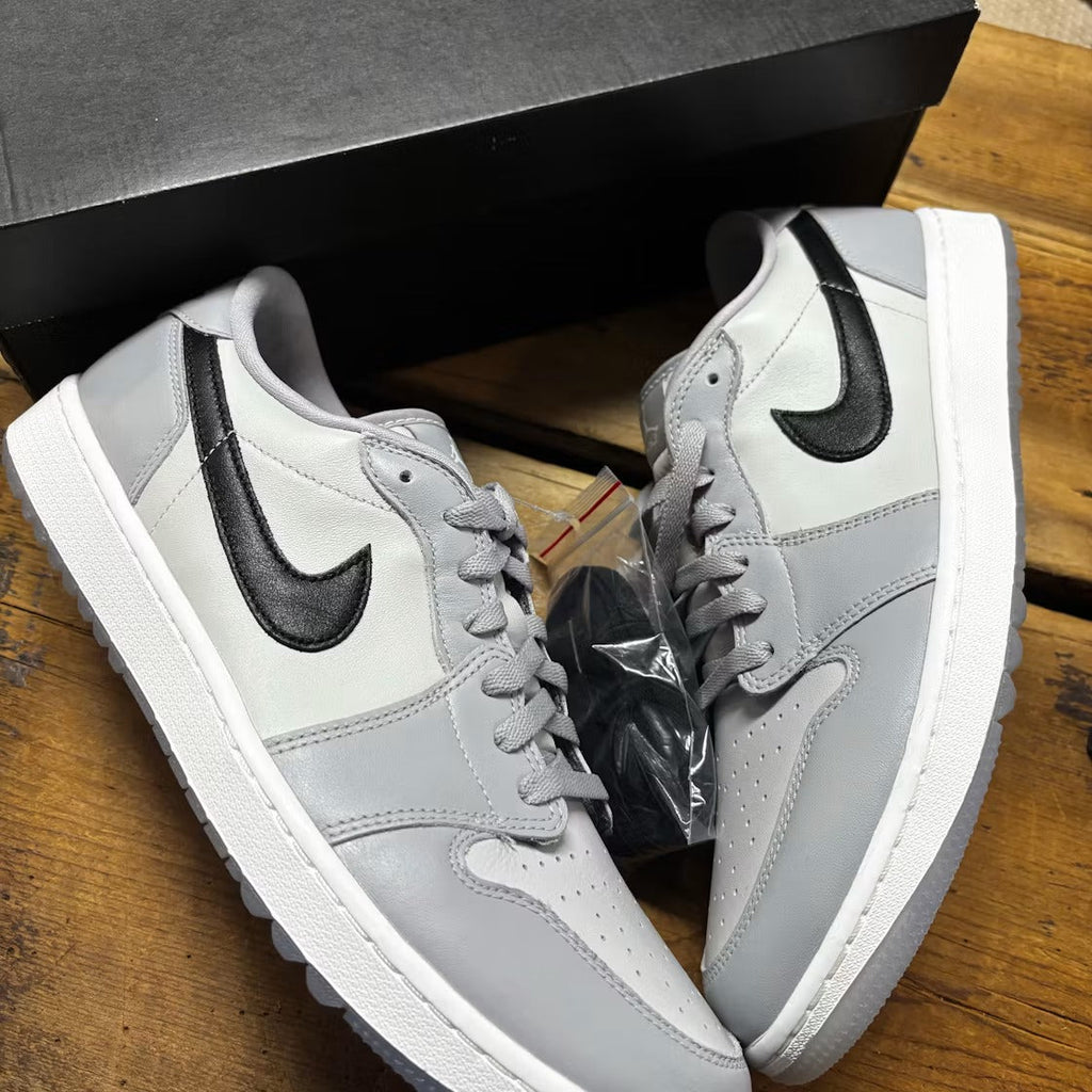 Air Jordan 1 Retro Low Golf Wolf Grey product image 2, provided for visual reference and product detail review