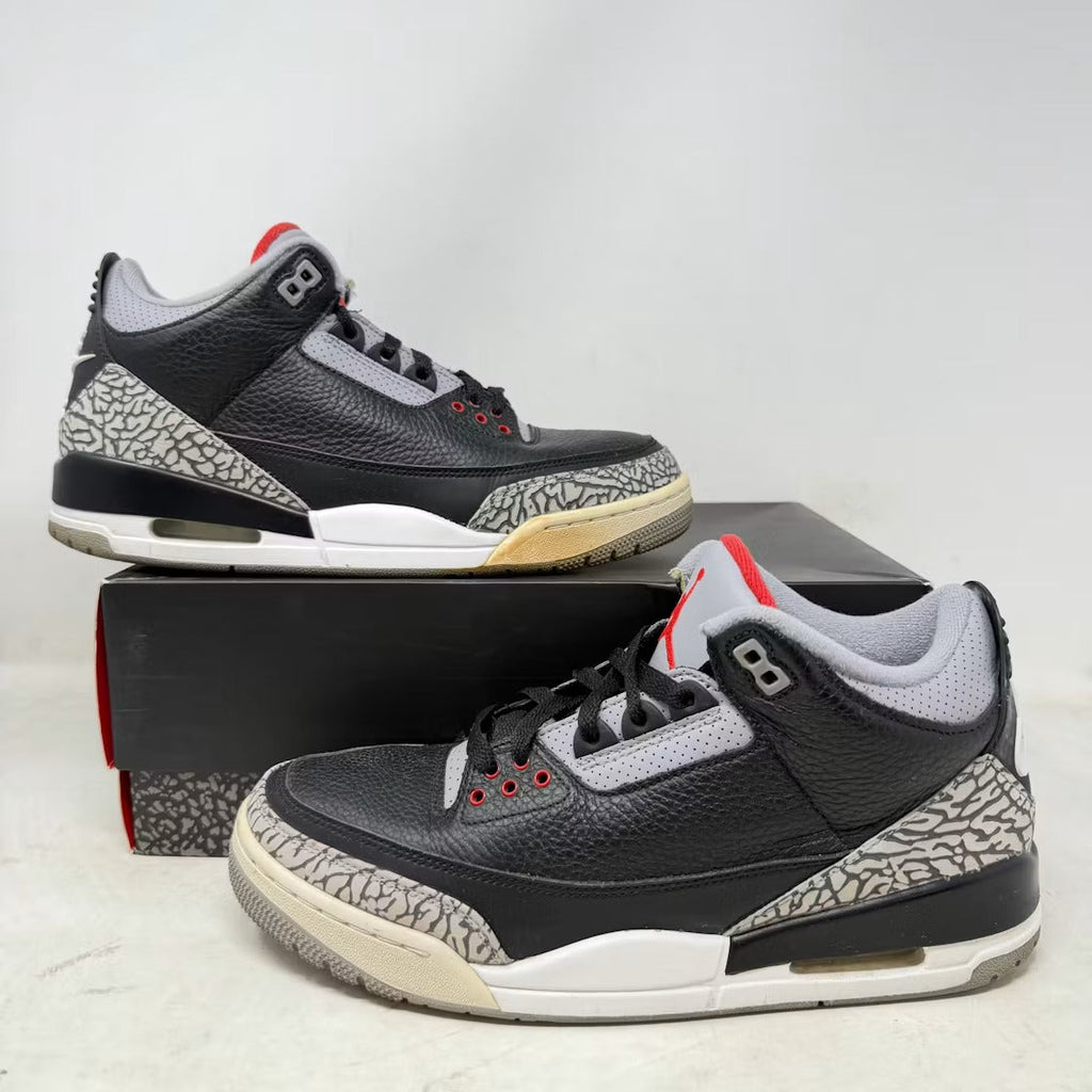 Air Jordan 3 Retro Black Cement (2018) product image 2, provided for visual reference and product detail review