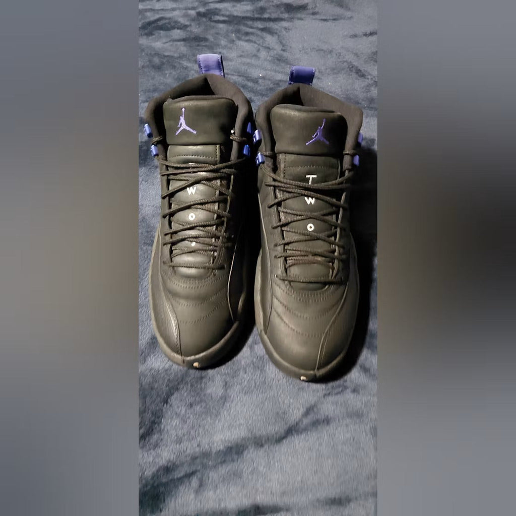 Air Jordan 12 Retro Black Dark Concord product image 2, provided for visual reference and product detail review
