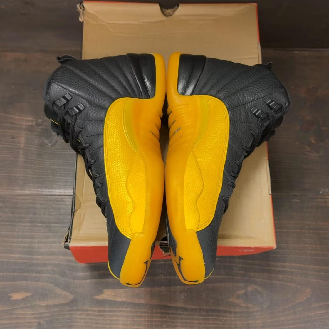 Air Jordan 12 Retro Black University Gold product image 4, provided for visual reference and product detail review