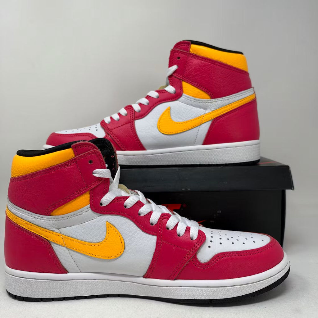Air Jordan 1 Retro High OG Light Fusion Red product image 4, provided for visual reference and product detail review