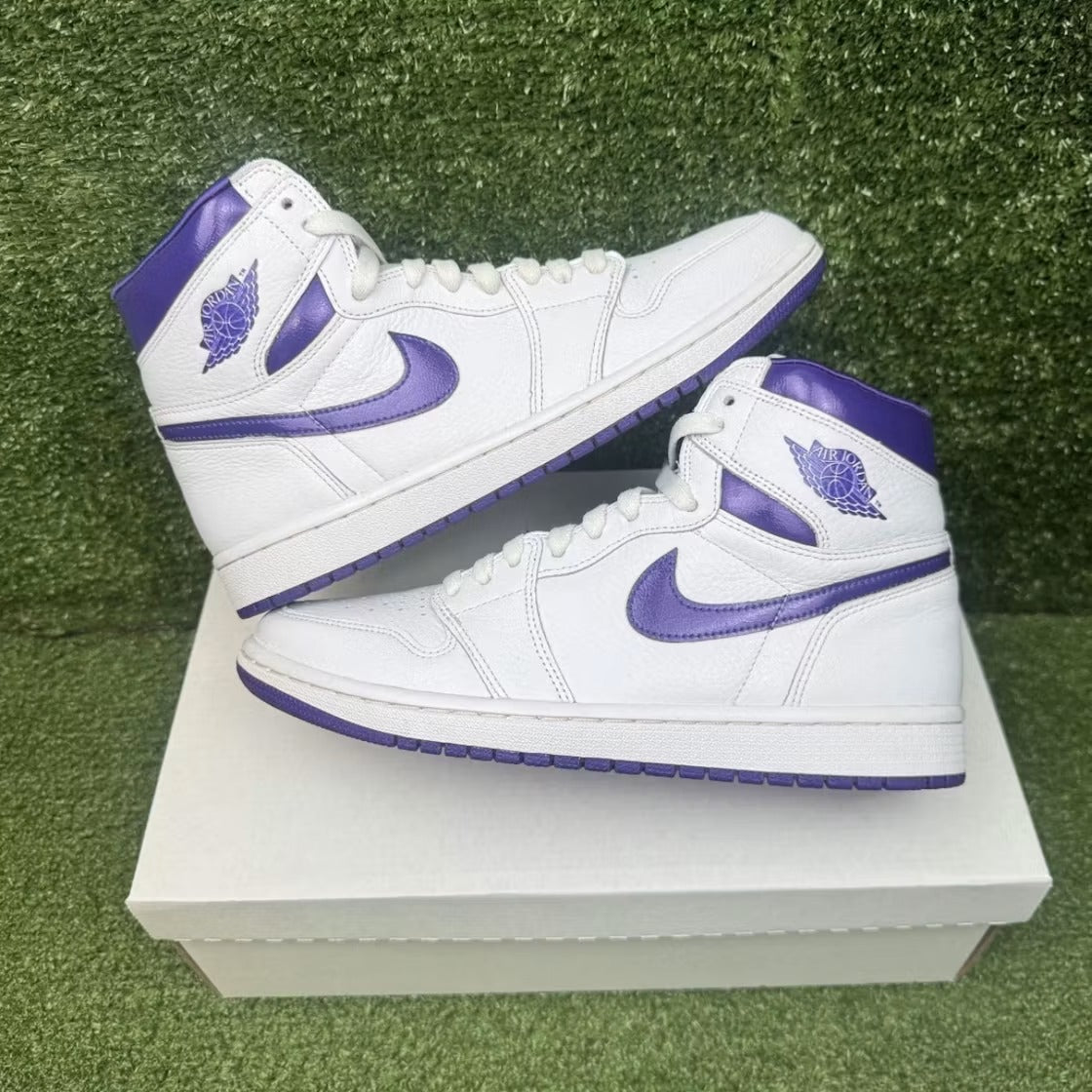 Air Jordan 1 Retro High Court Purple (Women) product image 2, provided for visual reference and product detail review