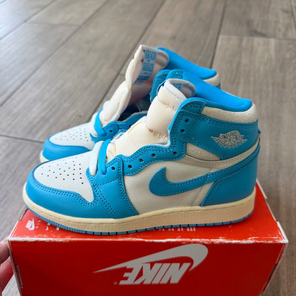 Air Jordan 1 Retro High OG UNC Reimagined (GS) product image 3, provided for visual reference and product detail review