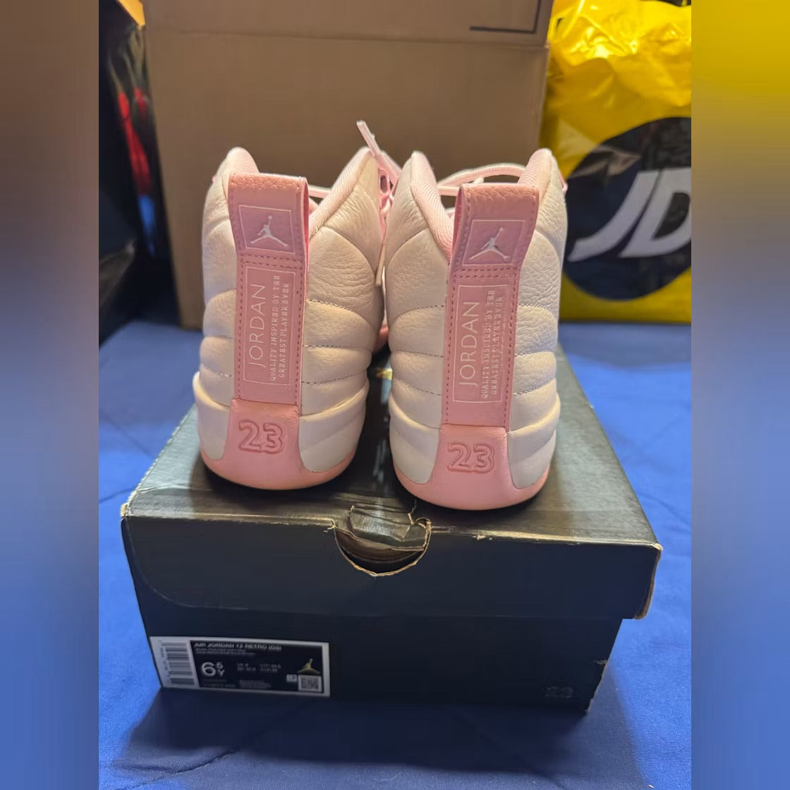 Air Jordan 12 Retro Pearl Pink (GS) product image 5, provided for visual reference and product detail review