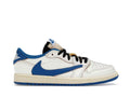 Air Jordan 1 Retro Low OG SP Fragment x Travis Scott Sail Military Blue (PS) product image 1, provided for visual reference