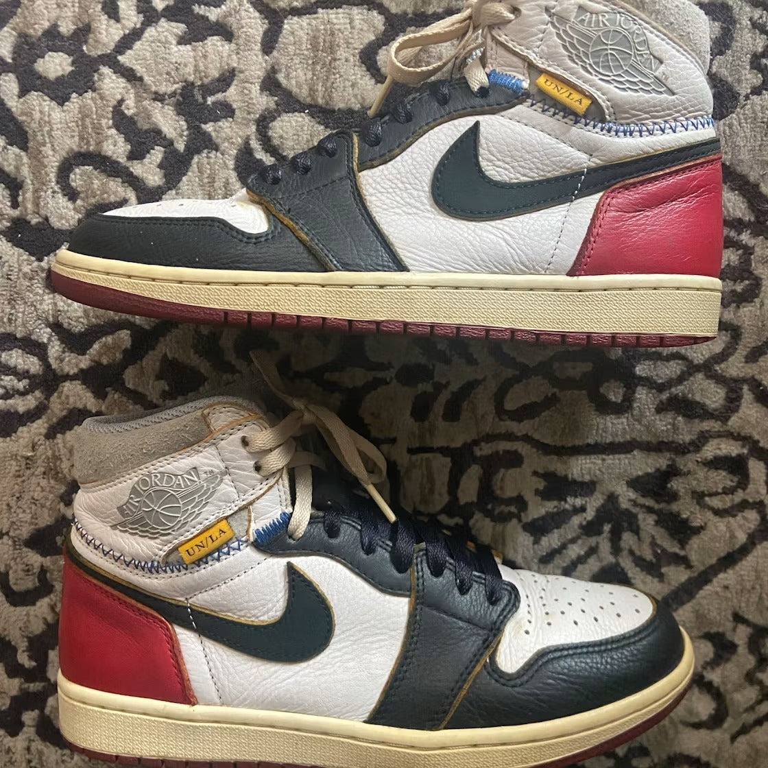 Air Jordan 1 Retro High Union Los Angeles Black Toe product image 2, provided for visual reference and product detail review