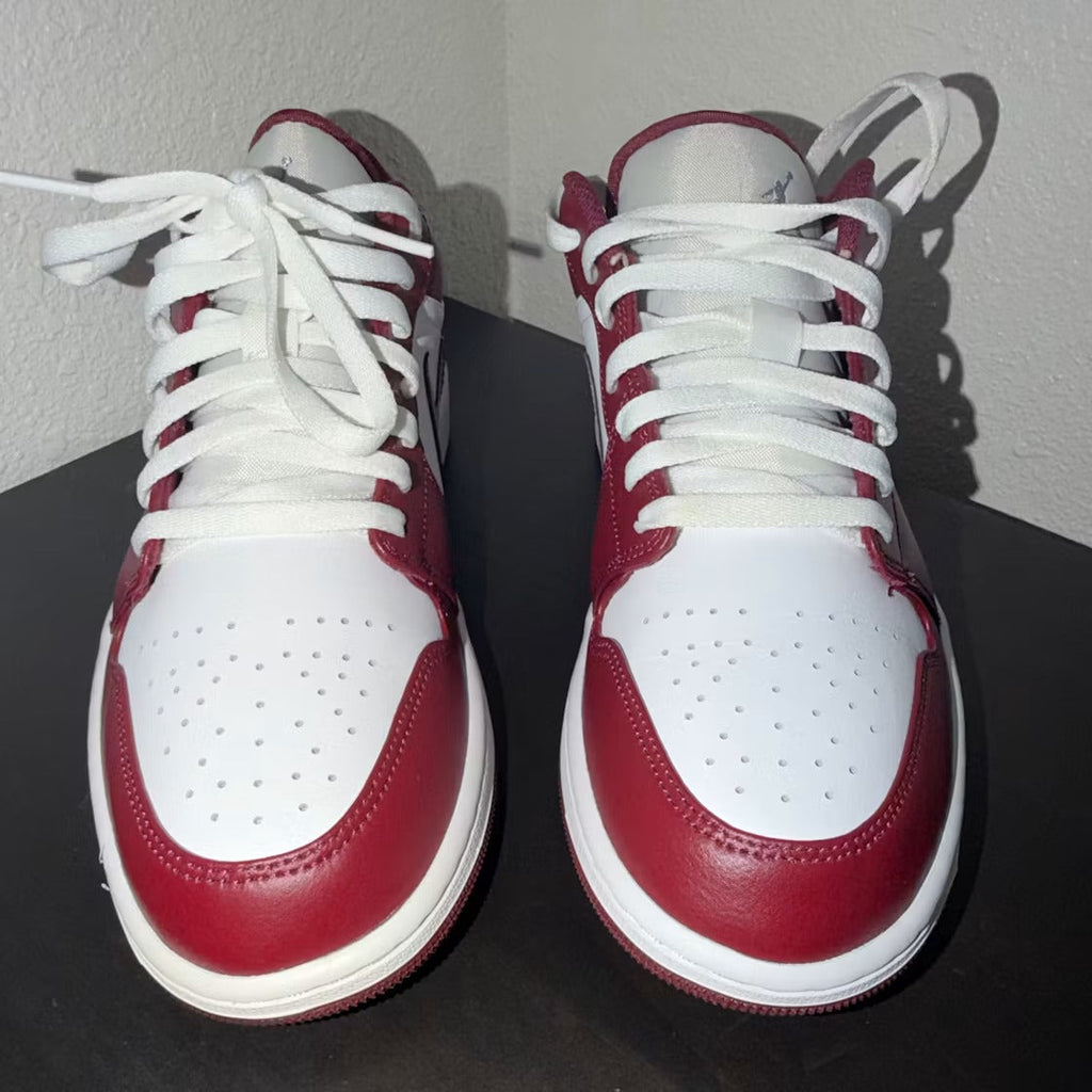 Air Jordan 1 Low White Bordeaux product image 3, provided for visual reference and product detail review
