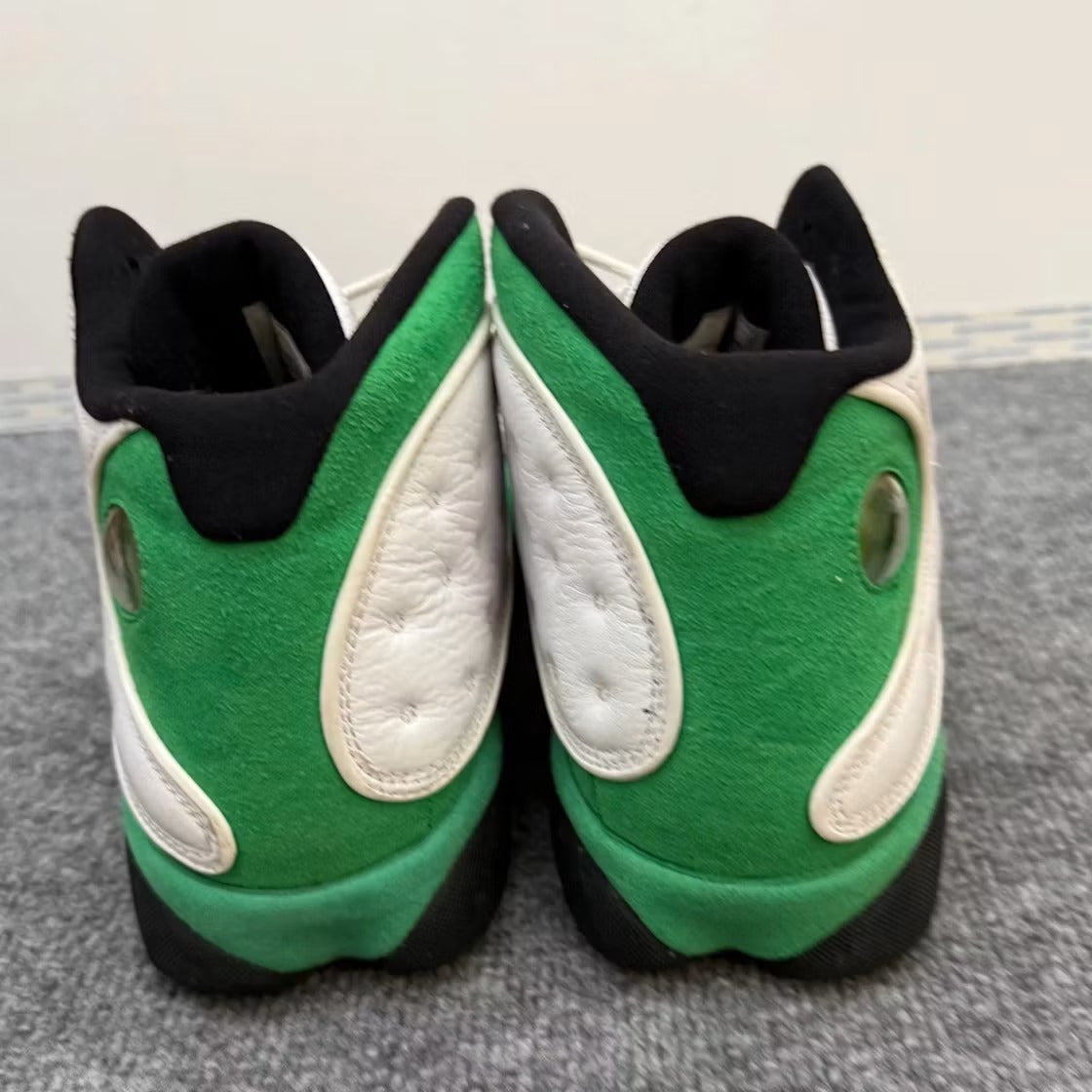Air Jordan 13 Retro White Lucky Green product image 4, provided for visual reference and product detail review