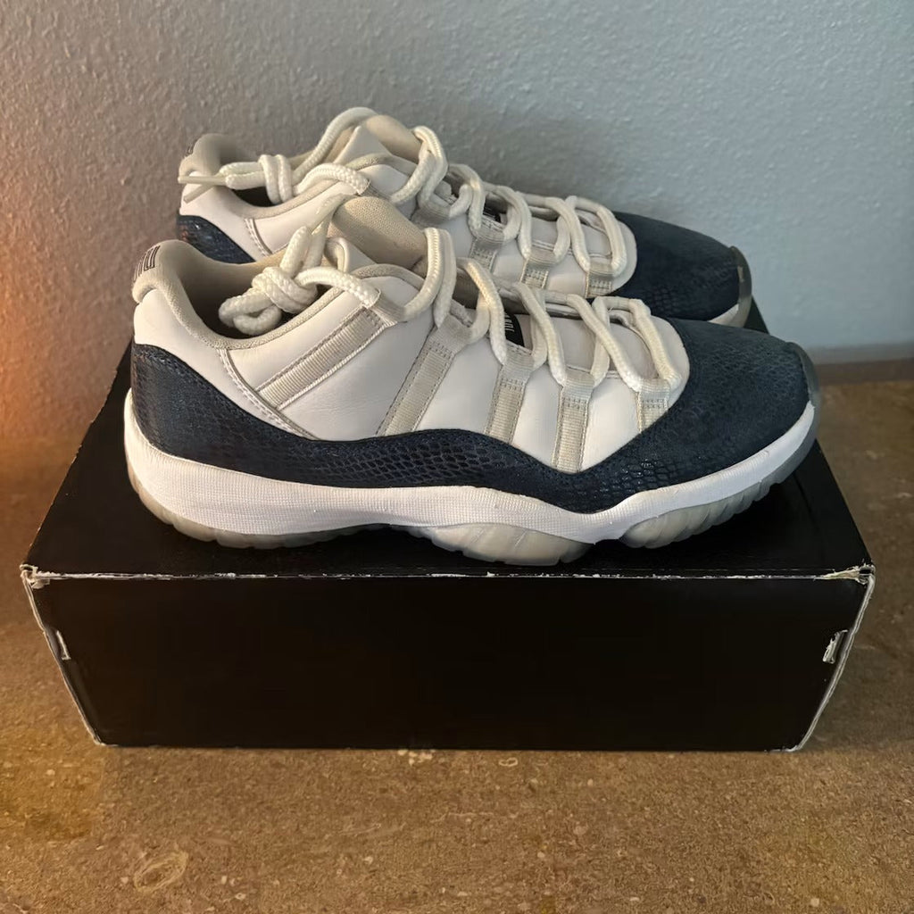 Air Jordan 11 Retro Low Snake Navy (2019) product image 3, provided for visual reference and product detail review