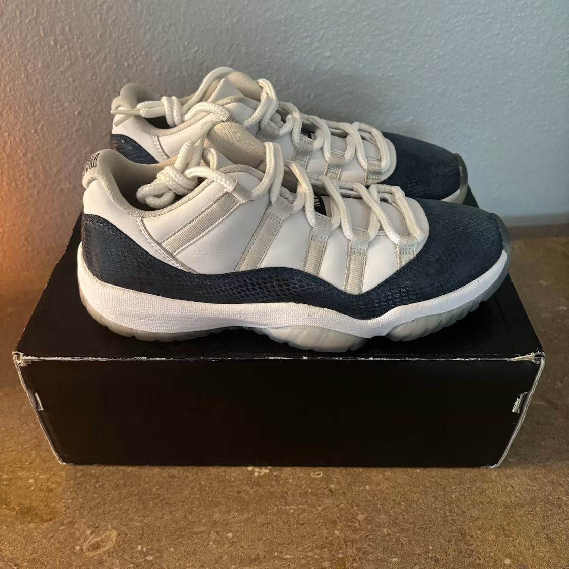 Air Jordan 11 Retro Low Snake Navy (2019) product image 3, provided for visual reference and product detail review
