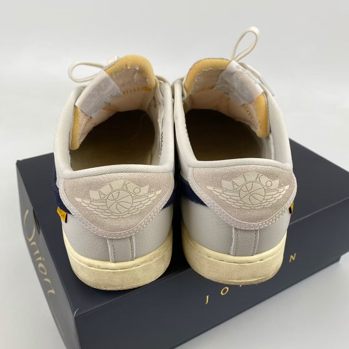Air Jordan 1 Retro AJKO Low SP Union Sail Leather product image 6, provided for visual reference and product detail review