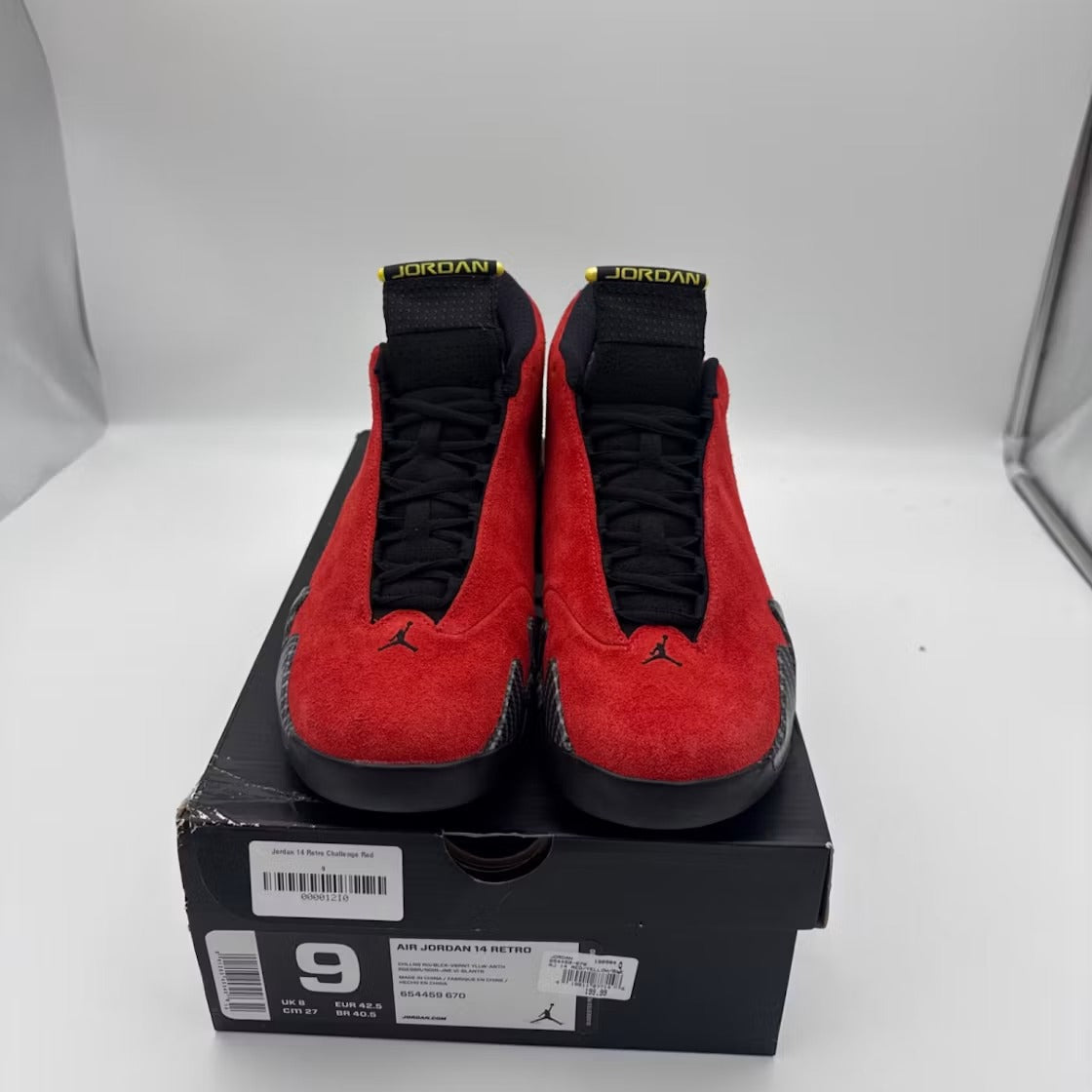 Air Jordan 14 Retro Challenge Red product image 2, provided for visual reference and product detail review
