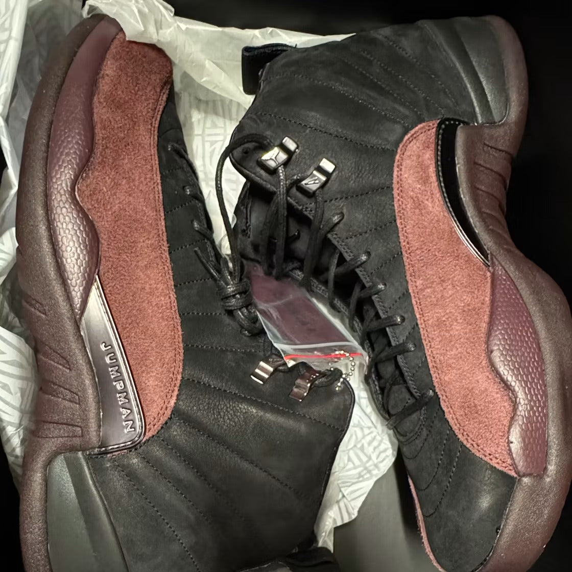 Air Jordan 12 Retro SP A Ma Maniére Black (Women) product image 2, provided for visual reference and product detail review