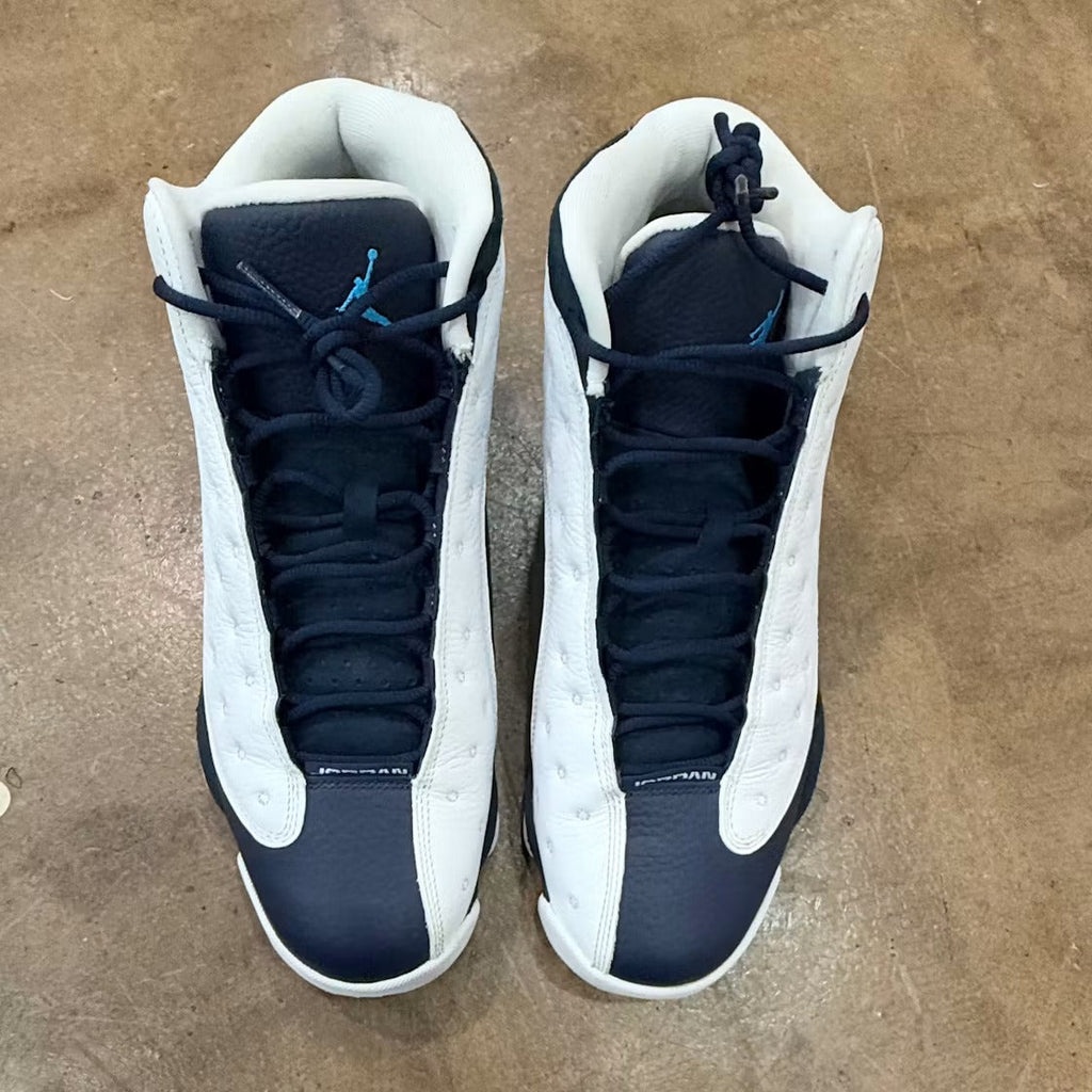 Air Jordan 13 Retro Obsidian Powder Blue White product image 3, provided for visual reference and product detail review