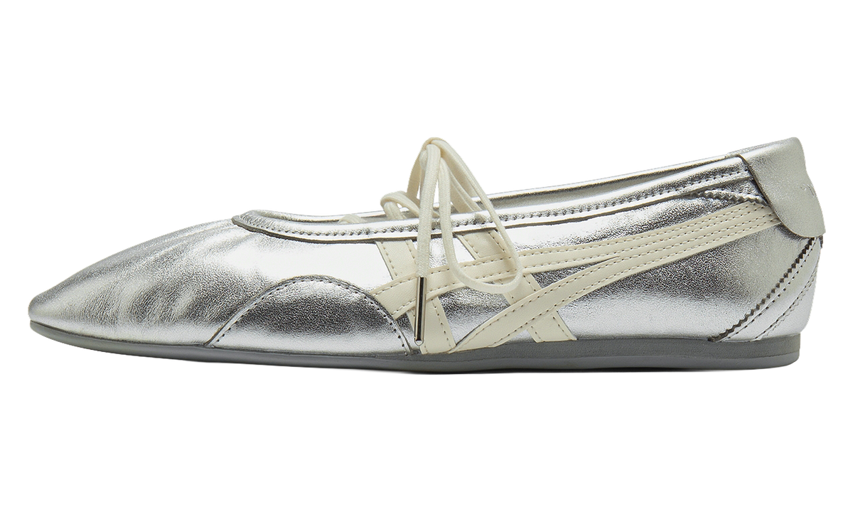 Onitsuka-tiger|wmns-gymnarina-silver-cream-231937 product image 1, provided for visual reference and product detail review