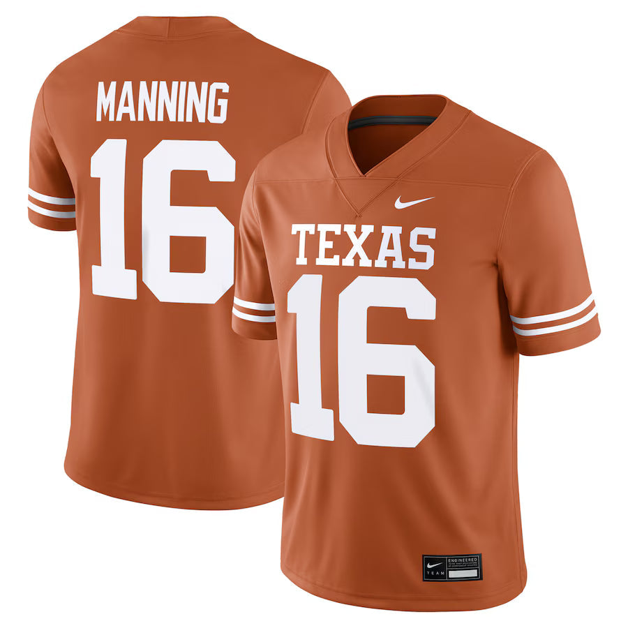 Arch Manning Texas Longhorns Jersey - Orange product image 1