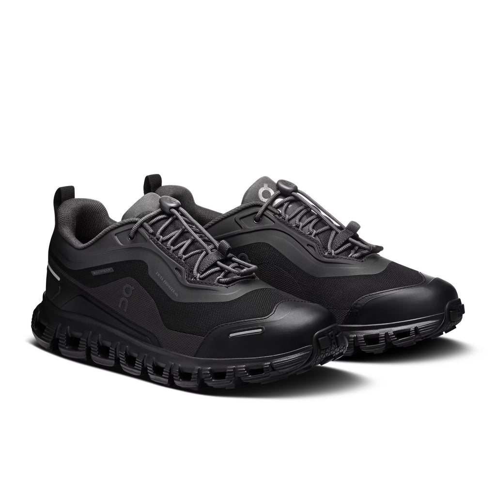 On Women Cloud 6 Geo Waterproof Black/Black Lifestyle Sneakers product image 2, provided for visual reference and product
