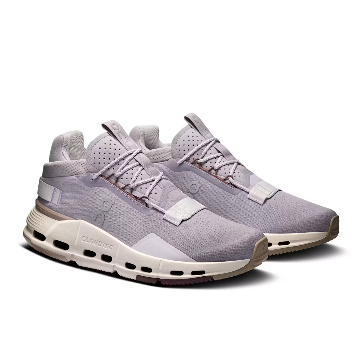On Women Cloudnova 2 Fade/Desert Lifestyle Sneakers product image 2, provided for visual reference and product detail review