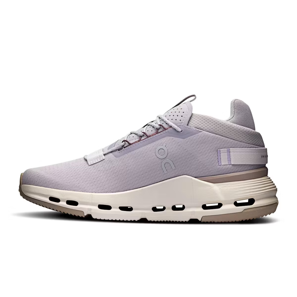 On Women Cloudnova 2 Fade/Desert Lifestyle Sneakers product image 3, provided for visual reference and product detail review