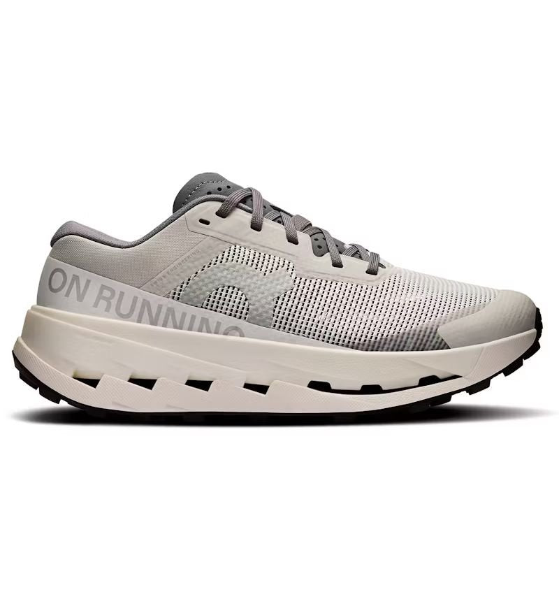 On Cloudultra 3 Rock White Trail Running Shoes product image 3, provided for visual reference and product detail review