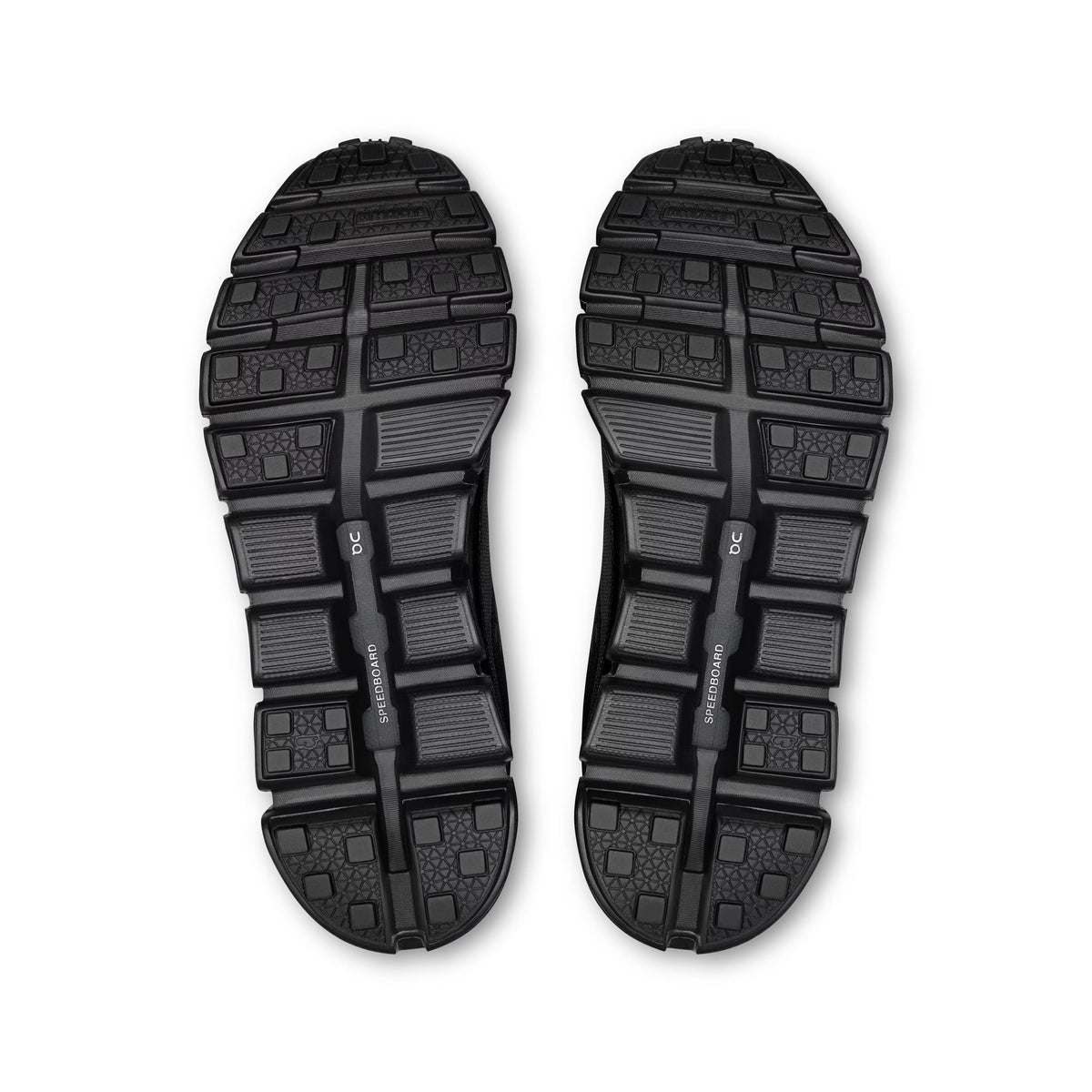 On Women Cloud 6 Geo Waterproof Black/Black Lifestyle Sneakers product image 4, provided for visual reference and product