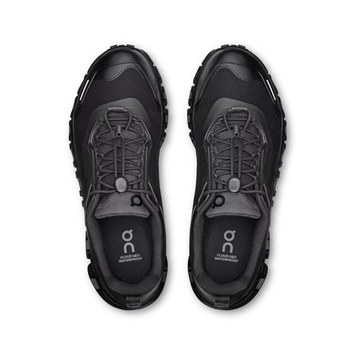 On Women Cloud 6 Geo Waterproof Black/Black Lifestyle Sneakers product image 5, provided for visual reference and product